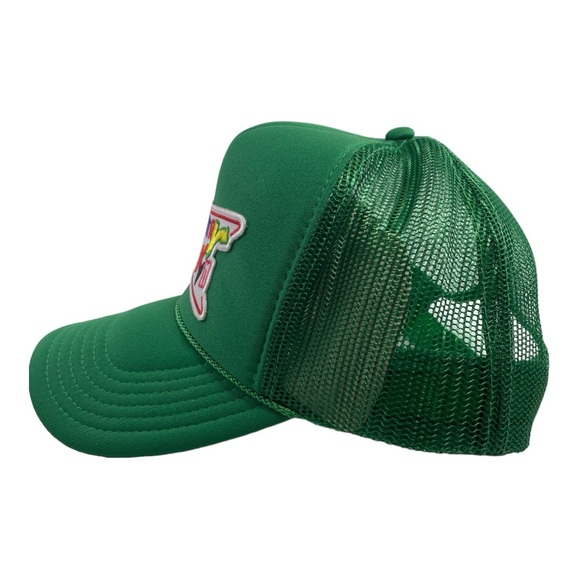 OTTO Kelly Green "Country Bumkin" Trucker Snap Back Hat - Picture 2 of 6